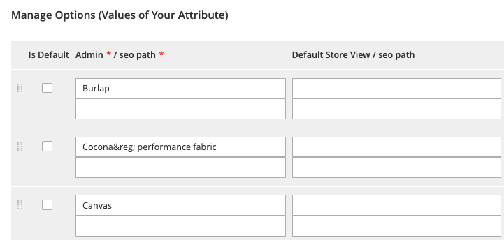 Attribute Seo Paths