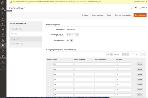 Magento Attribute Pagination